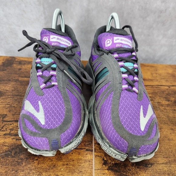 Brooks Pure Cadence‎ 2 Running Shoes Womens 7.5 B Purple Sneakers 1201341B554 - Picture 3 of 13